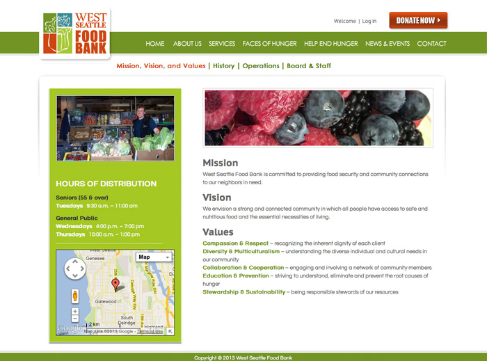 West Seattle Food Bank « Lovejoy Designs